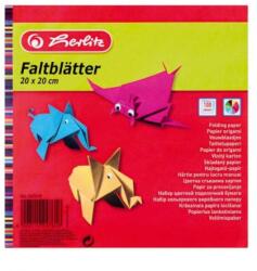 Herlitz Hârtie colorată Herlitz 100 coli 10 culori 20x20cm 60g