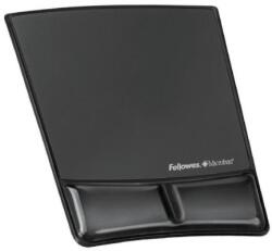 Fellowes Mouse pad cu suport pentru încheietura mâinii Health-V negru Mouse pad
