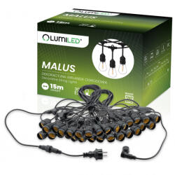 Lumileds Outdoor Garden Girland MALUS fénylánc 15m 30x E27 Lumiled (LUMOGR0869) - lindlight