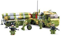 Sluban Army Builder - 6 az 1-ben S-400 légvédelmi rakétaszállító jármű építőkészlet (M38-B0758)