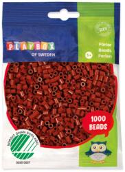 Playbox PlayBox: 5mm-es MIDI vasalható gyöngy 1000db-os barnás piros színben (2456591) - jatekshop