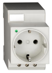 Schrack Priza pe sina DIN cu led 2P+E 16A 250V Schrack BZ325003 (BZ325003)
