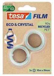 tesa Ragasztószalag, 19 mm x 10 m, TESA "Eco&Crystal", átlátszó (2 db) (TE59035)