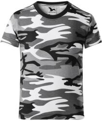 MALFINI Gyerek terepszínű póló Camouflage - Terepszínű szürke | 146 cm (10 éves) (1493211)