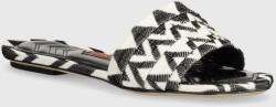 Missoni papucs Gia Flat fekete, női, M32_022 - fekete Női 36