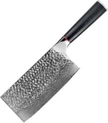 AKORA Cutit profesional Satar EXTRA, Damascus M HRC 60, maner G10 (CPSED-18PRO)