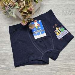 Aura Via Fiú boxer állat mintás 6-7 év, Sötét kék 71149