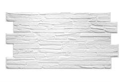 BIO FLAME 3D PVC falpanel White Stone Slate - fehér Kvarcit