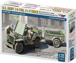 Mirage Hobby U. S. ARMY 1? 4? TON, 4×4 TRUCK 1: 72 (720012)