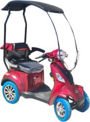 Oudie Scuter electric 4 roti fara permis Oudie CL-30 Rosu, motor 1000W, baterie 60V 20Ah, viteza 25km h, autonomie aprox 50km (Cu cabina) (CL-30ZR-60-1-3740-3255)