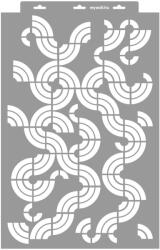 MyWall Retro 04 stencil - 3D - 38x60 cm maxi