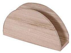  Íves szalvétatartó, mérete: 132x75x43 mm