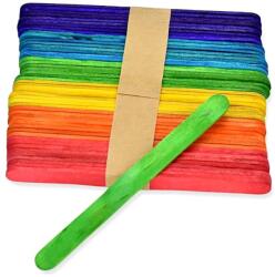  Színes fa spatula mérete: 1cmx11 cm, 50 db/cs
