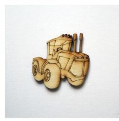  Natúr fa traktor, mérete: 6x6 cm