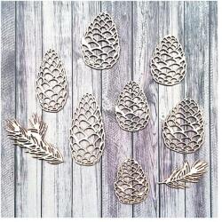  Nagy tobozok, 9 db/cs