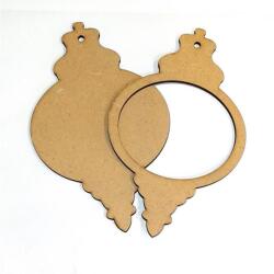  Két részes MDF disz-alap. Külső mérete: 120x200 mm, belső rész mérete: 105x90 mm