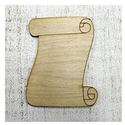 Natúr fa tábla - pergamen. Mérete: 7x8, 5 cm