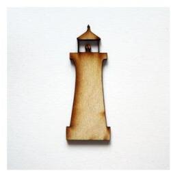  Natúr fa világítótorony, mérete: 3, 5x9 cm