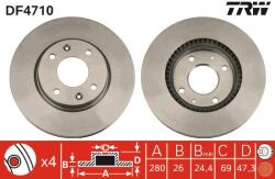 TRW Disc frana TRW DF4710 - piesa-auto