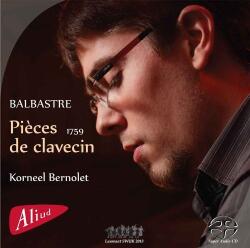 Balbastre, C. B Pieces De Clavecin Premie