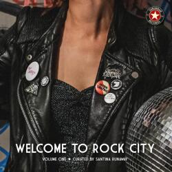 V/A Welcome To Rock City - A Suburban Compilation curated by DJ Santina Runaway (Transparent Red & Black Vinyl)