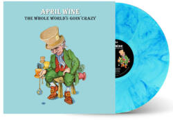 April Wine Whole World's Going Crazy (Clear Green w/ Sky Blue Swirl Vinyl)