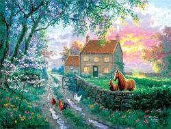 SunsOut - Puzzle Engleză Farm Life - 500 piese Puzzle