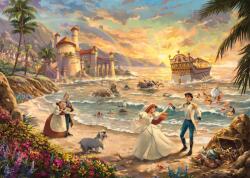 Schmidt Spiele - Puzzle Thomas Kinkade: Mica Sirenă: Sărbătoarea iubirii - 1 000 piese Puzzle