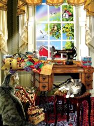 SunsOut - Puzzle Schory - Camera de cusut - 1 000 piese