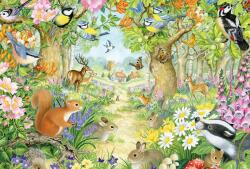 Schmidt Spiele - Puzzle Animale din pădure - 100 piese Puzzle