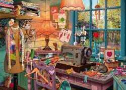 Schmidt Spiele - Puzzle Steve Read: În Camera de Cusut - 1 000 piese Puzzle