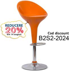  Scaun de bar ABS 105 portocaliu