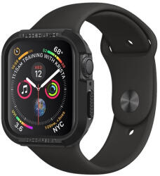 Spigen Rugged Armor Apple Watch S8/S7 (45mm)/S6/SE/S5/S4 44mm Fekete tok (062CS24469) - spigen