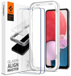 Spigen AlignMaster Glas. tR Samsung Galaxy A13 5G Tempered kijelzővédő fólia (2db) (AGL04280)