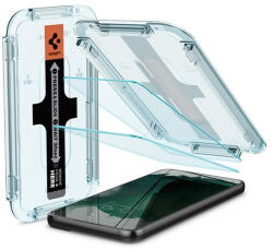 Spigen SLIM EZ Fit" Samsung Galaxy S22+ tempered kijelzővédő fólia felhelyező kerettel (2db) (AGL04145)