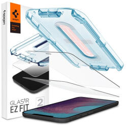 Spigen SLIM EZ Fit" Apple iPhone 12 Pro Max tempered kijelzővédő fólia felhelyező kerettel (2db) (AGL01791)