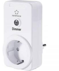 Renkforce Vezeték nélküli beltéri konnektoros vevő, dimmer, 1 csatornás, max. 300W, max. 150m, fehér, renkforce RS2W - aqua
