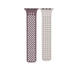 Phoner Spike Apple Watch szilikon szíj 38/40/41mm lila/barna (72538) (PH72538)