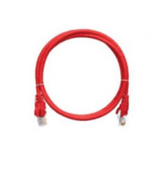 NIKOMAX patch kábel S/FTP, CAT6a, PVC, 1m, piros (NMC-PC4SA55B-010-RD)