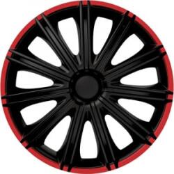 Argo 15'-os Nero dísztárcsa szett fekete-piros (4db) (ARG15NERO-RB) (ARG15NERO-RB)