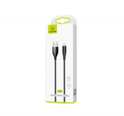 USAMS SJ268USB01 Micro USB kábel fekete (1299142) (SJ268USB01)