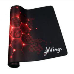 Genius GW905P gamer egérpad fekete-piros (GW905P) - aqua