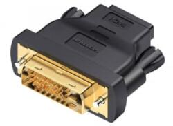 Vention DVI (24+1) - HDMI átalakító adapter fekete (ECDB0)