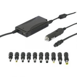 VOLTCRAFT Autós laptop tápegység univerzális autós töltő notebookokhoz max. 90W Voltcraft SMP-90A