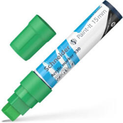 Schneider Paint-It 330 15mm akril marker zöld (120304) (Schneider120304) - aqua