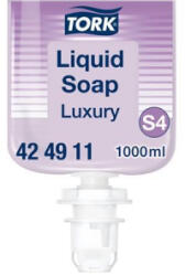 Tork Luxury S4 rendszer folyékony szappan 1liter lila (424911) (424911)