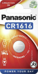 Panasonic 3V Lítium gombelem (1 db/bliszter) (CR-1616EL/1B) (CR-1616EL/1B) - aqua