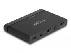 Delock USB Type-C átalakító 1 db. M. 2 NVMe SSD + 1 db. SATA SSD / HDD klón funkcióval (64190) (64190)