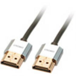 Lindy HDMI Csatlakozókábel [1x HDMI dugó - 1x HDMI dugó] 1.00 m Szürke - aqua - 7 850 Ft