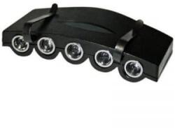 Berger & Schröter 5Lights LED Sapkán rögzíthető lámpa Elemekről üzemeltetett 30798